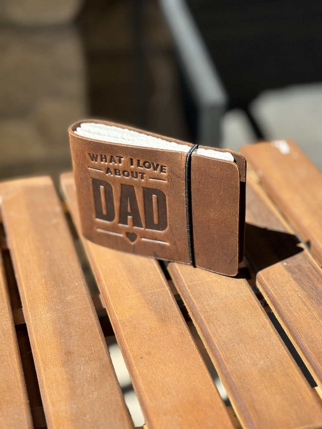 Dad LogBook - Customizable Fill-in-the-Blank Journal - www.Shopthatapp.com