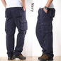 Multi-pocket Men's Casual Loose Labor Protection Cargo Pants - www.Shopthatapp.com