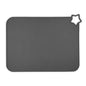 Tapis pliable en silicone gris foncé