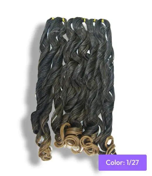 Darling Empress French Loose Pre stretch Curly Braids Extension - www.Shopthatapp.com