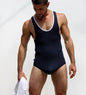 Men's Underwear Underpants One-piece Vest Bodysuit thong - www.Shopthatapp.com
