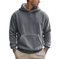 Fall Winter Fleece Plush thick Hoodie Pullover tops for men - www.Shopthatapp.com