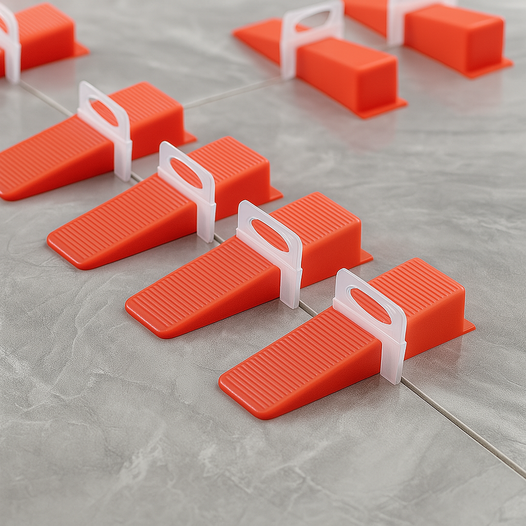 Tile Leveling Wedges (Red, 100‑Pack) – Reusable & Lippage‑Free - www.Shopthatapp.com