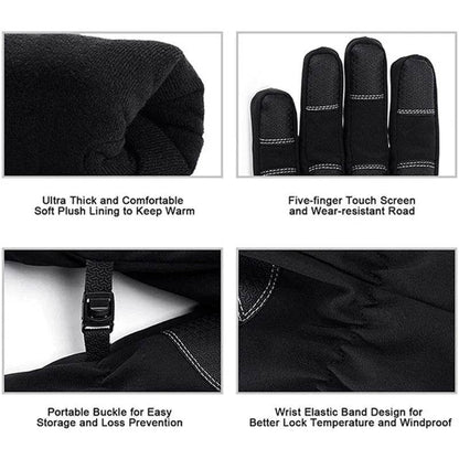 Winter Gloves Touchscreen Non-Slip Unisex Waterproof Windproof Warm Cycling Ski Sports Gloves Women Men - www.Shopthatapp.com