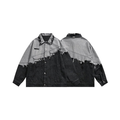 Lapel Denim Jacket For Men And Women - www.Shopthatapp.com