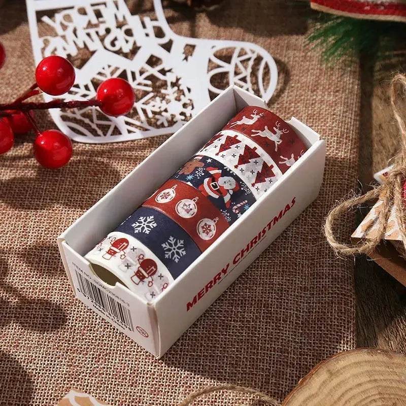 Creative Christmas Gift And Paper Adhesive Tape Journal Tape Christmas Decoration Material Cute Christmas Tape - www.Shopthatapp.com