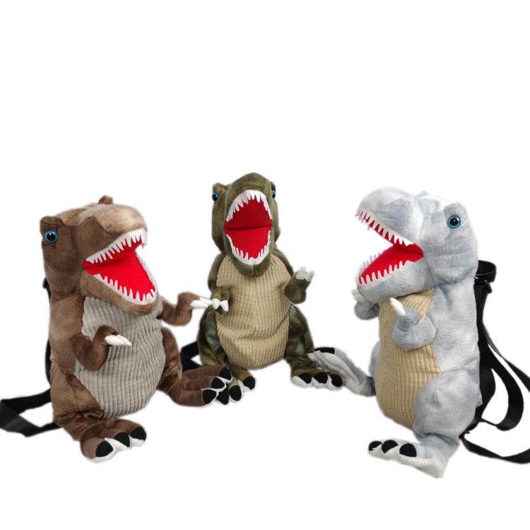 Kids Creative Cute Plush Dinosaur Cartoon Backpack - www.Shopthatapp.com