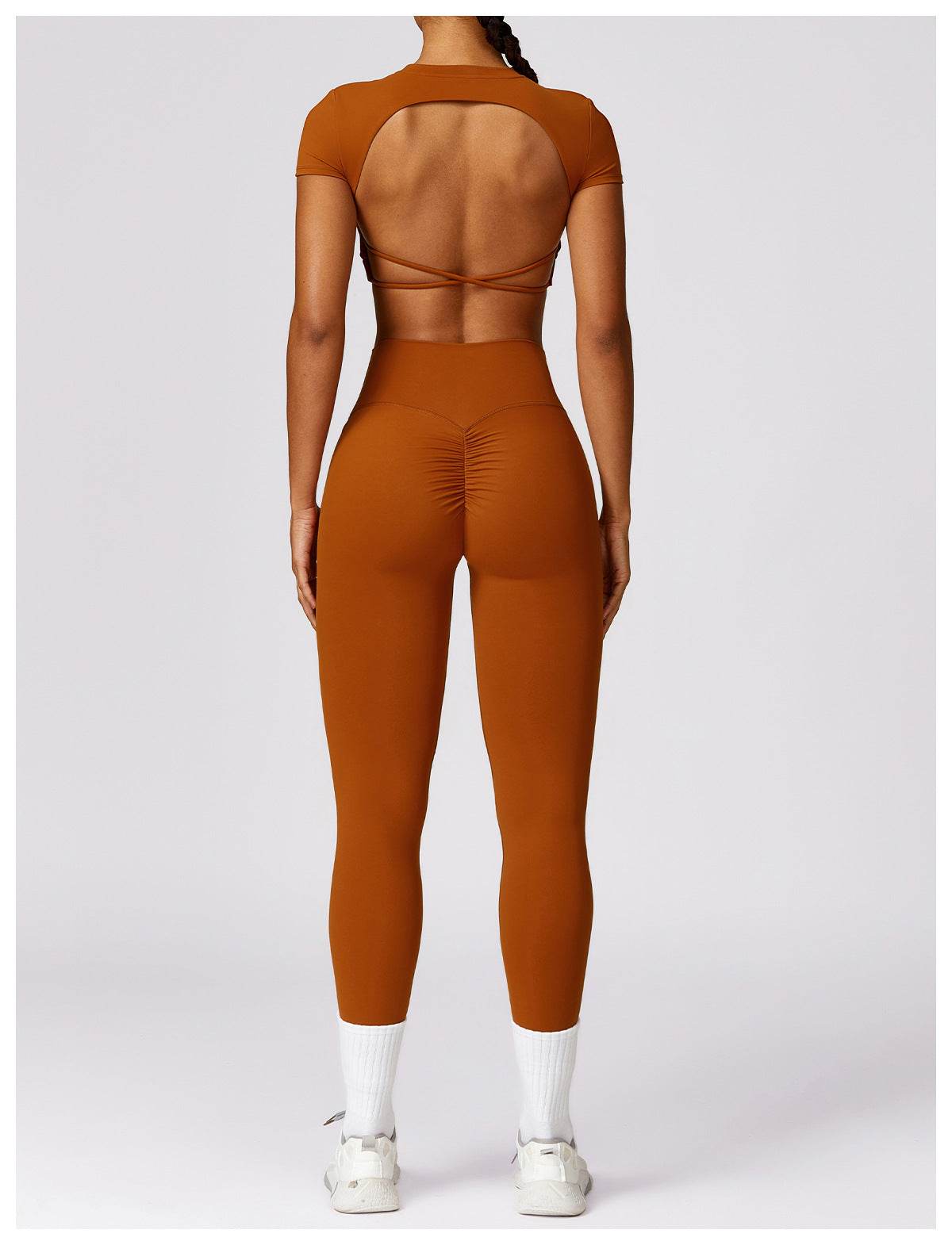 Women 2pcs Workout Gym Outfit Sport Running Fitness wear Pant and crop Top - www.Shopthatapp.com