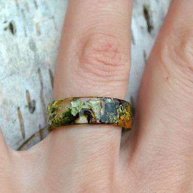 Time Resin Faceted Handmade Personality Ring - www.Shopthatapp.com