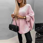 Oversized Fashion Knitted Fleece Pullover Sweater tops for Fall Winter - www.Shopthatapp.com