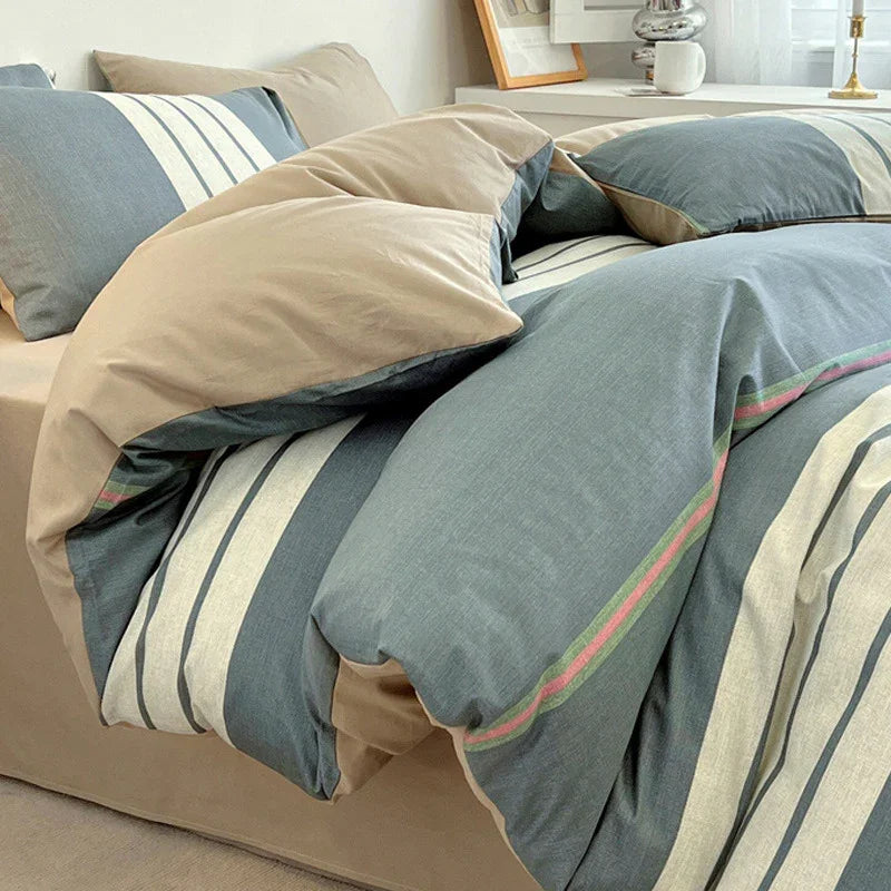 Pure Cotton Class A Four-piece Quilt Cover Household Pure Cotton Bed Sheet Duvet Cover - www.Shopthatapp.com