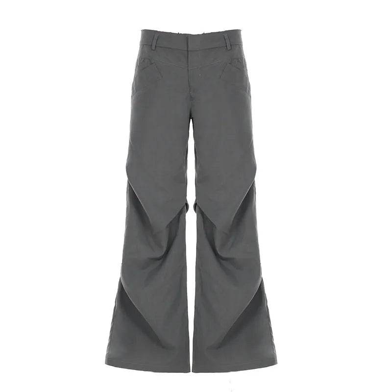 European And American Retro Loose Low Waist Wide Leg Pants For Women - www.Shopthatapp.com