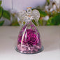 Eternal Flower Gift Box Angel Glass Cover Dried Rose Gift Box For Christmas New Year Valentine's Day Home Decor - www.Shopthatapp.com