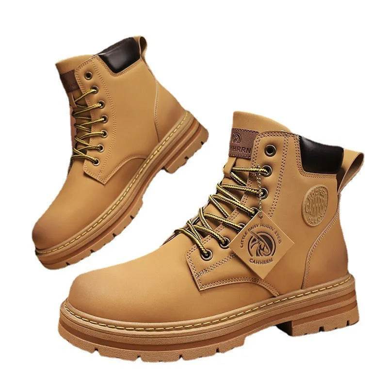 Mens Casual Biker High Top Martin Boots - www.Shopthatapp.com