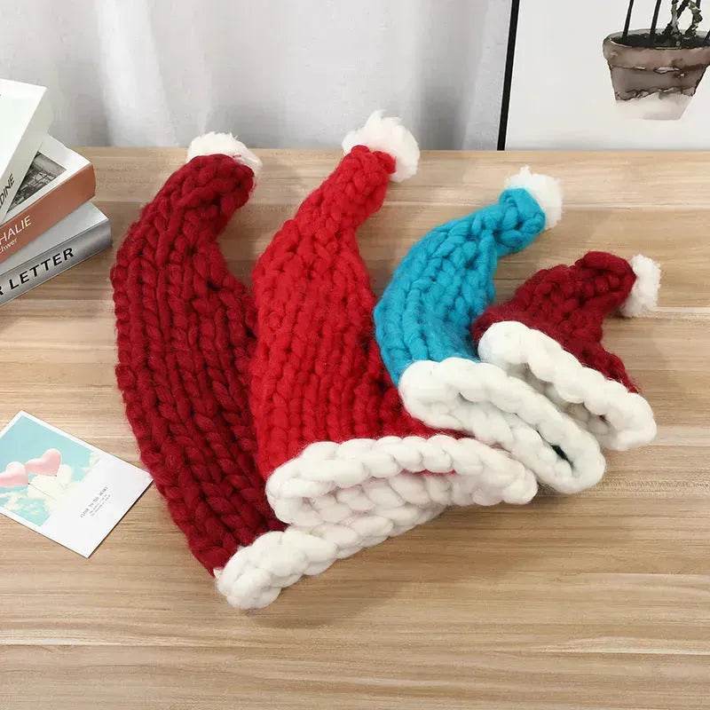 Christmas Plush Hat With Pompom Cute Winter Hat For Women Men Child - www.Shopthatapp.com