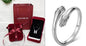 Alloy Simple Hands Hug Ring Opening Adjustable Jewelry - www.Shopthatapp.com