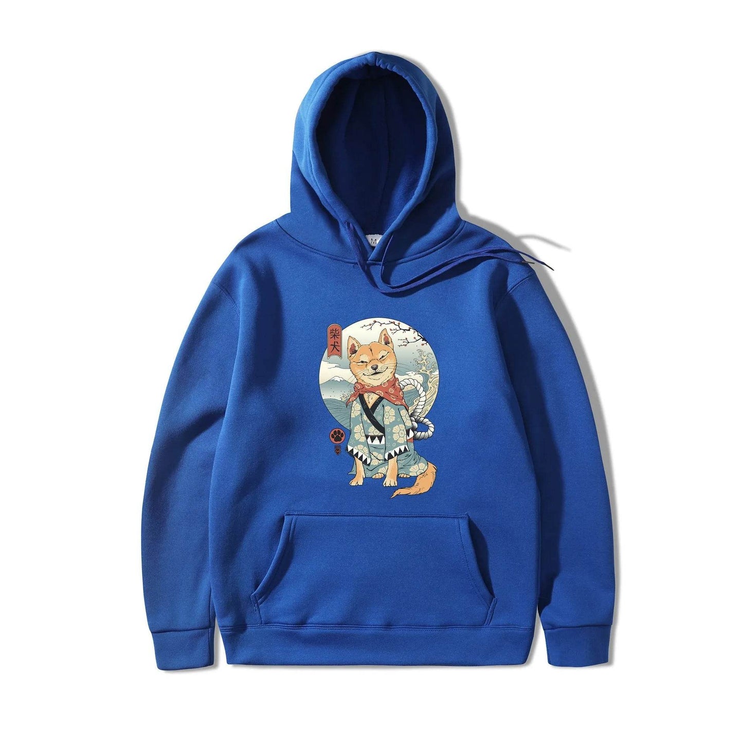 Women Shiba Inu Dog Illustration Printed Casual Hooded Sweater - www.Shopthatapp.com