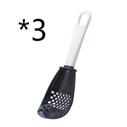 Multifunctional Slotted Spoon Grinding Cooking Spoon Mashed Auxiliary Food Ginger Garlic Spoon Press Potatoe Stir-frying Spatula Kitchen Gadget - www.Shopthatapp.com