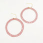 Denz + Co Dotty Hoops - Candy Pink - www.Shopthatapp.com