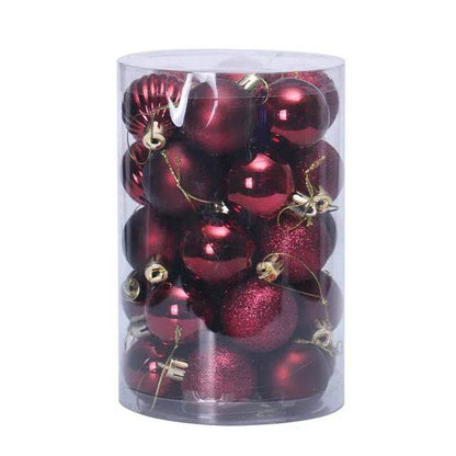 34 Christmas Ball Set 4cm Christmas Ornaments - www.Shopthatapp.com