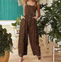 Casual Summer Cotton Floral Sleeveless loose Jumpsuit - www.Shopthatapp.com