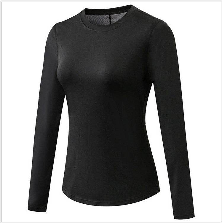 Quick Drying Breathable Long Sleeve Yoga Workout Gym T-shirt for women - www.Shopthatapp.com