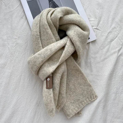 Women's Sweet Version Fleece Solid Scarf Autumn And Winter - www.Shopthatapp.com