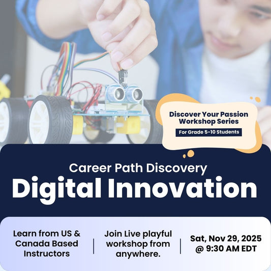 Digital Literacy Live Online Workshop for Grade 5 - 10 Students - www.Shopthatapp.com
