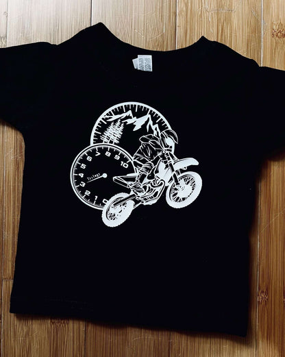 RusticGirls.Trilogy Dirt Bike Baby T-Shirt for Toddlers - Www.Shopthatapp.com