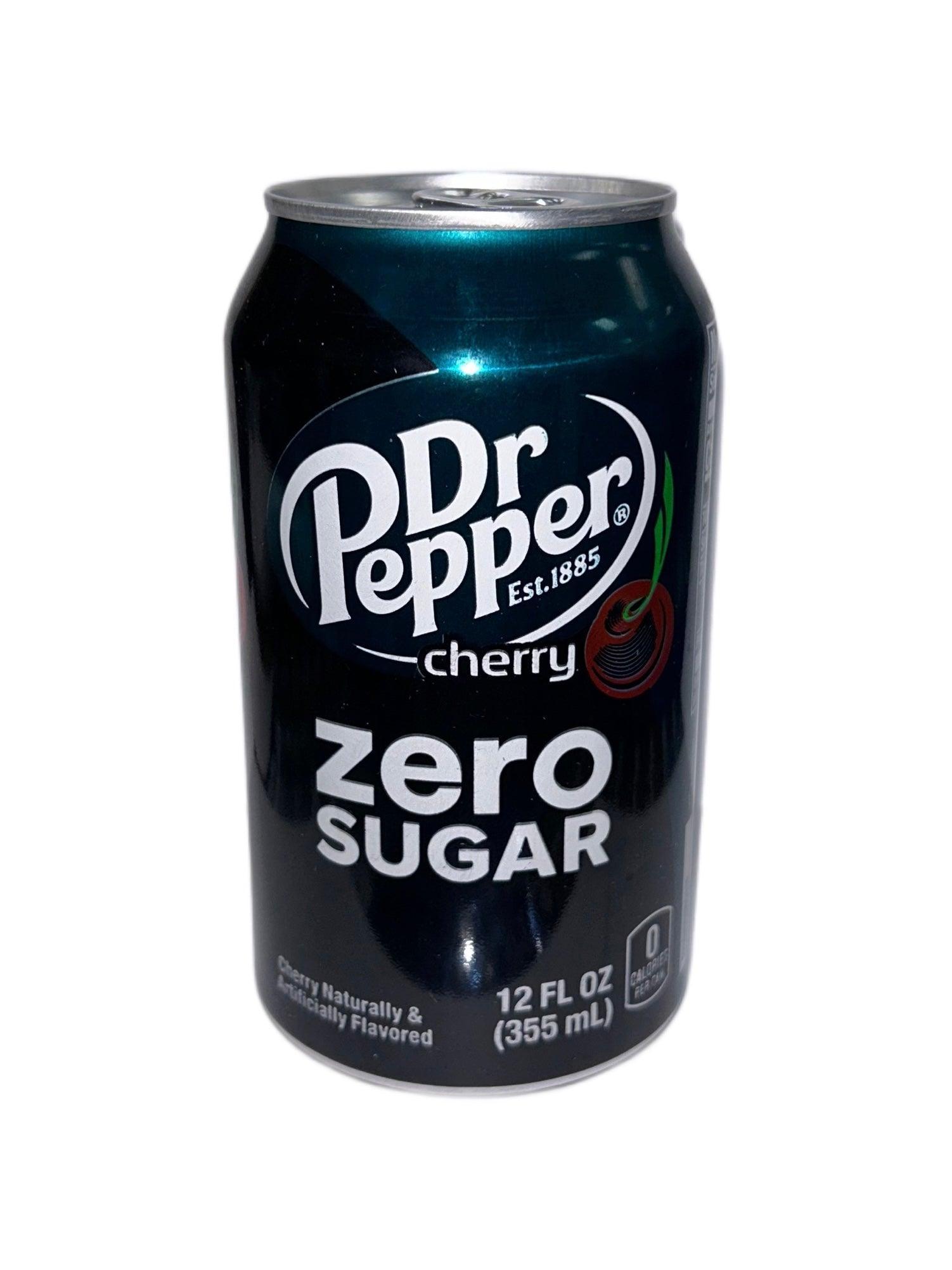 Dr. Pepper Cherry Zero Sugar Can 355ML - U.S Edition - www.Shopthatapp.com