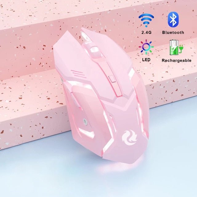 Souris de jeu sans fil Bluetooth bimode à batterie
