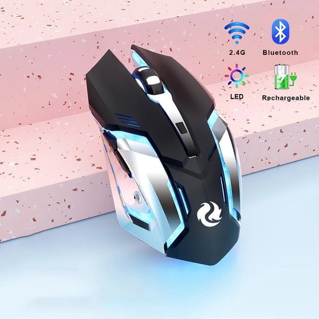 Souris de jeu sans fil Bluetooth bimode à batterie