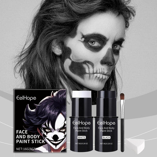 Halloween Face Colored Drawing Crayon Suit - www.Shopthatapp.com