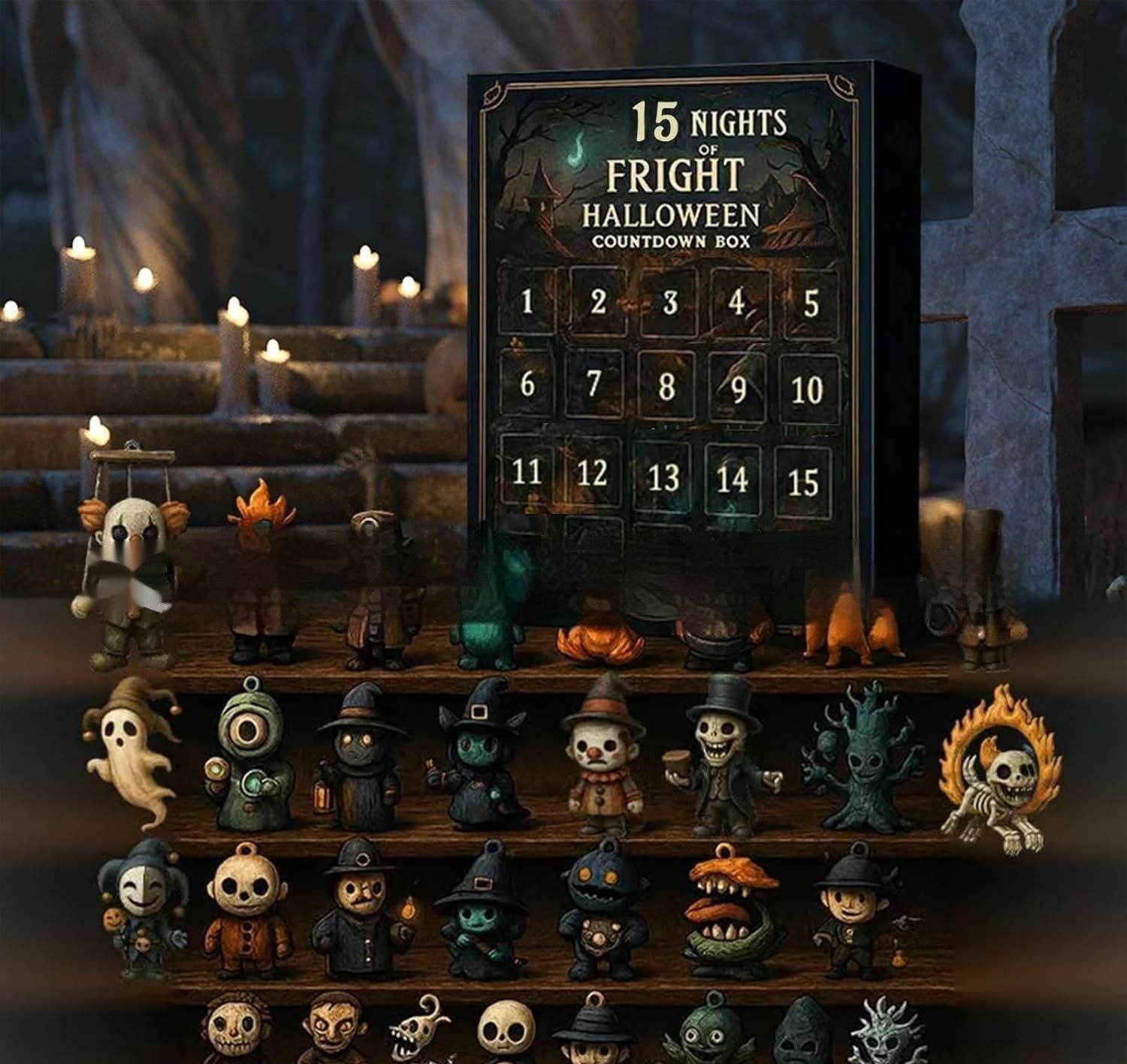 31 Night Scare Halloween Countdown Box With Doll Advent Countdown Blind Box - www.Shopthatapp.com