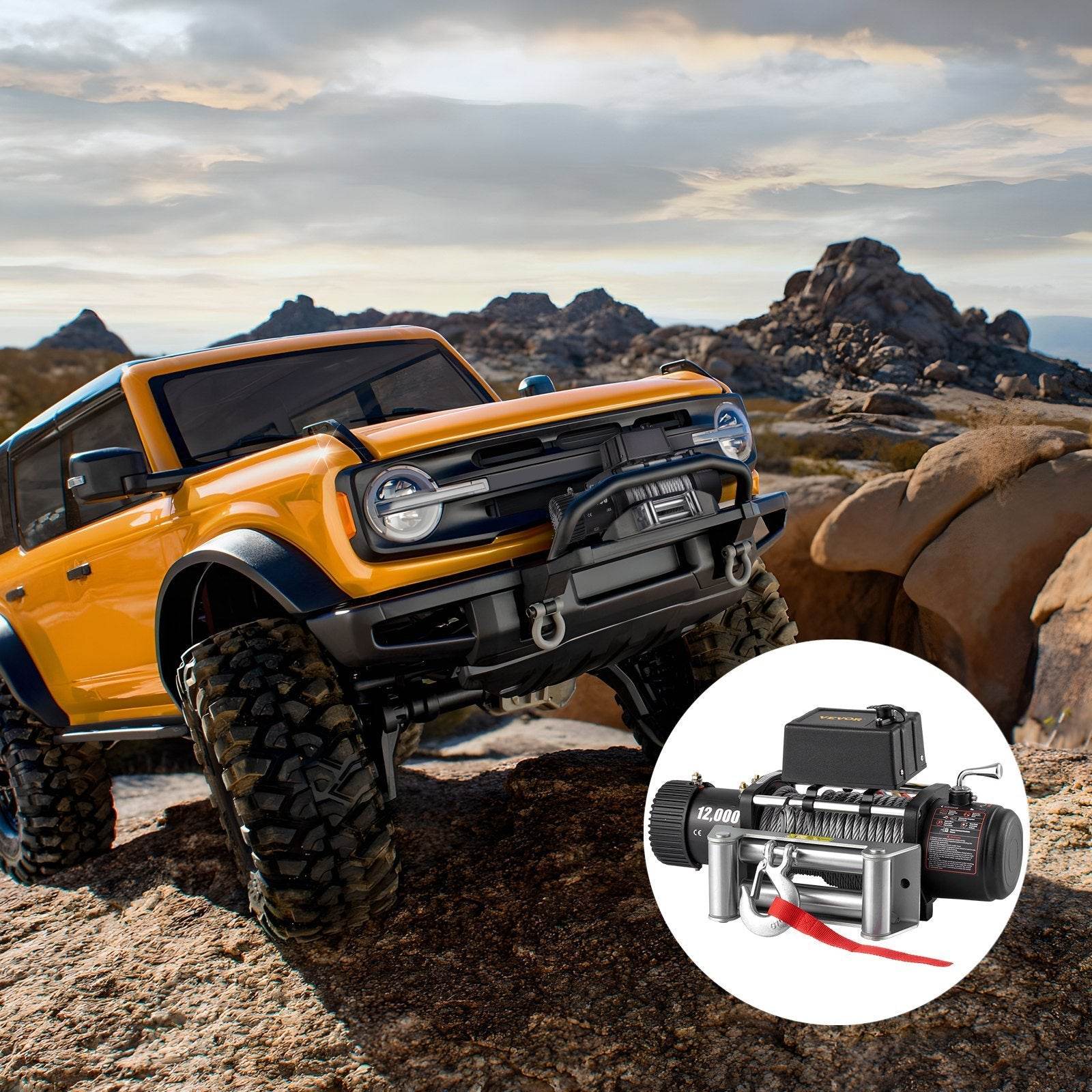VEVOR Jeep winch UTV ATV Truck Winch heavy duty Pulling Lifter - www.Shopthatapp.com