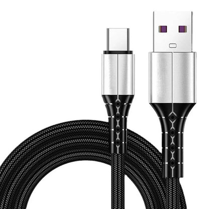 Nylon Braided Mobile Phone Fast Charging Cable - www.Shopthatapp.com