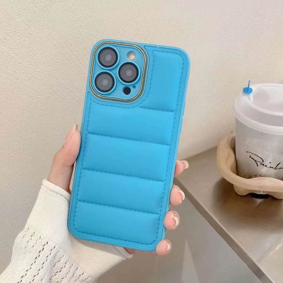 Cotton Filled Down Jacket Phone Case - www.Shopthatapp.com