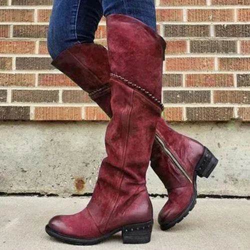 Women's Round Head European And American Martin Shoes - www.Shopthatapp.com