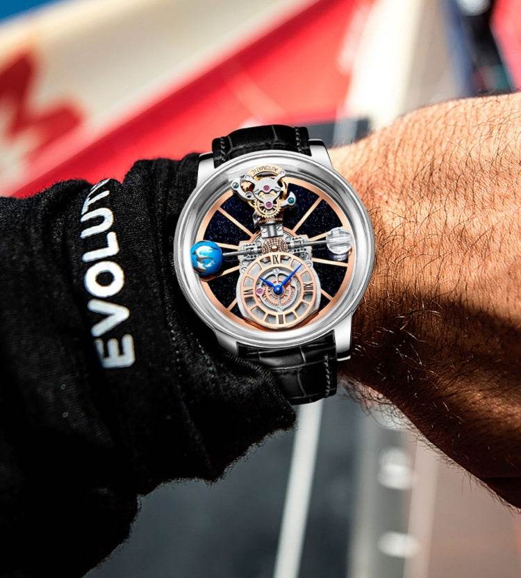 Men's Hollowed-out Quartz Watch - www.Shopthatapp.com