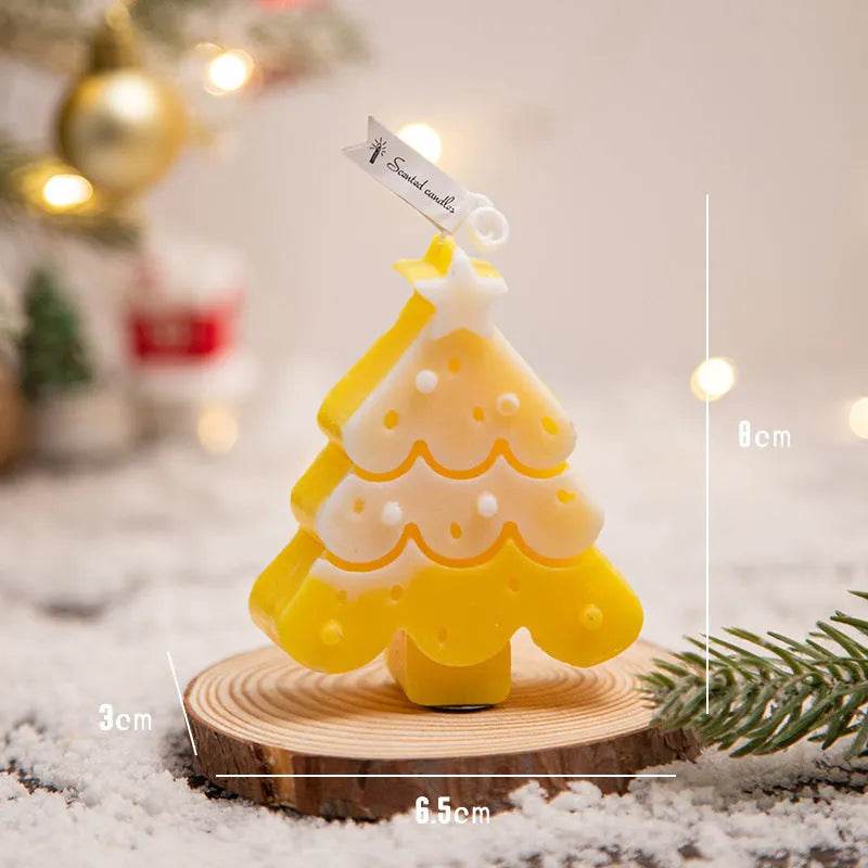Christmas Tree Silicone Molds For DIY Christmas Creative Atmosphere Decoration Handmade Fragrant Candles - www.Shopthatapp.com