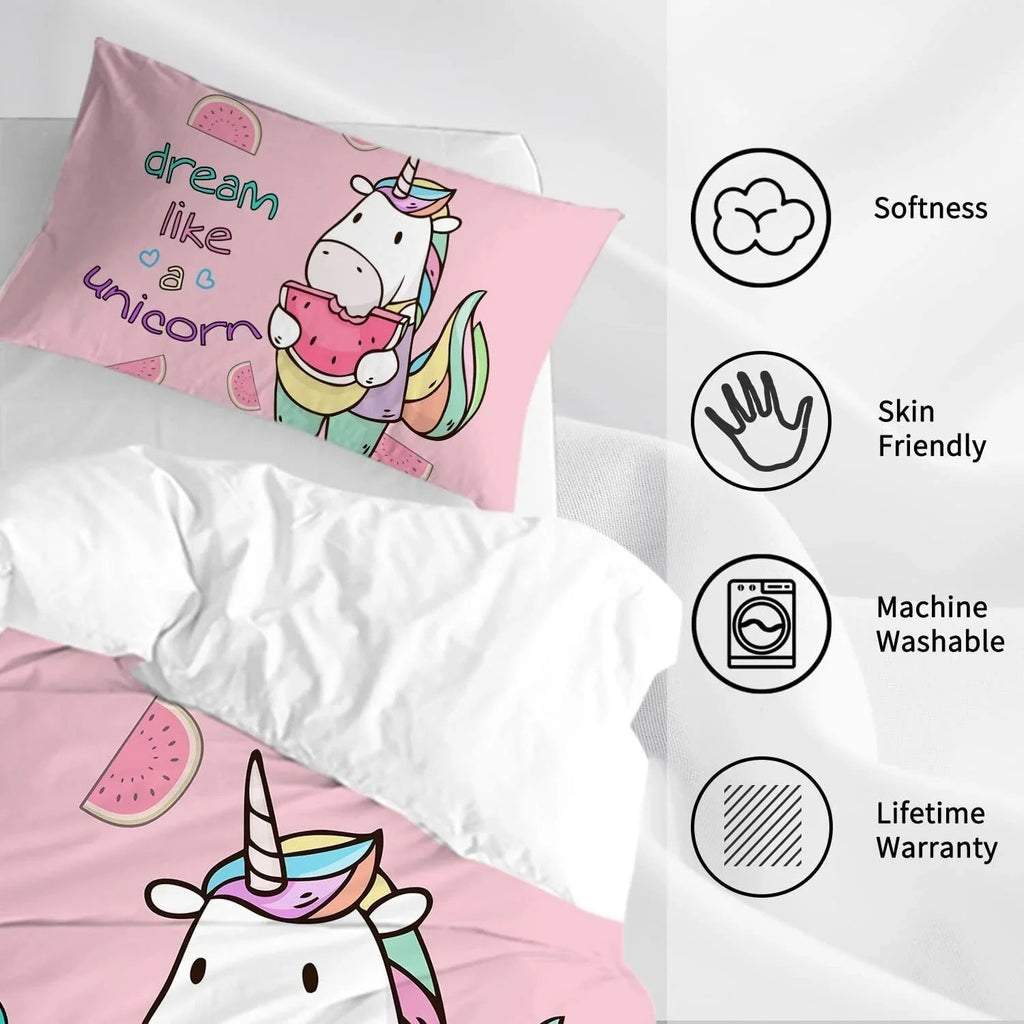 3pieces Watermelon Duvet Cover Set For Comforter Bedding Queen Size - www.Shopthatapp.com