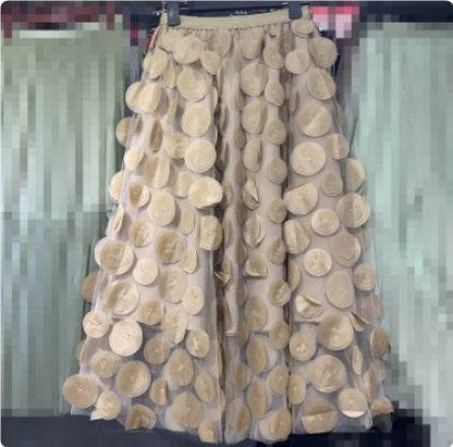 Women's Retro fashion Line  Midi Maxi Prairie Skirt - www.Shopthatapp.com