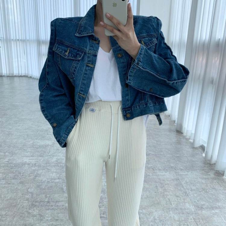 Design Loose Denim Jacket For Women - www.Shopthatapp.com