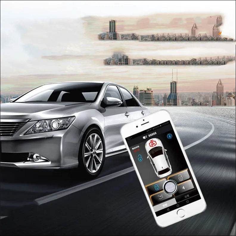 Car Intelligent Induction Keyless Entry GSM Mobile Phone Operated Car Remote Control Anti-theft Device - www.Shopthatapp.com
