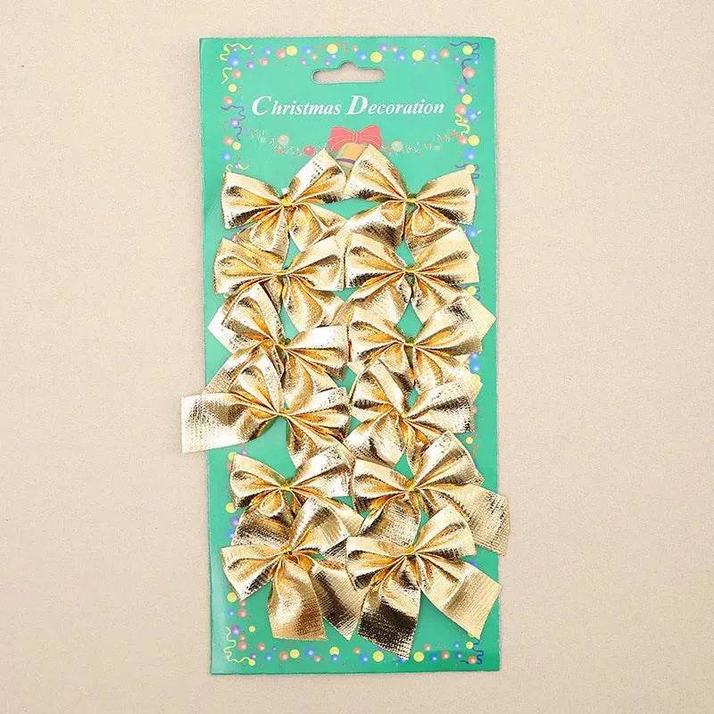 Christmas Tree Ornaments Christmas Decoration Bow - www.Shopthatapp.com