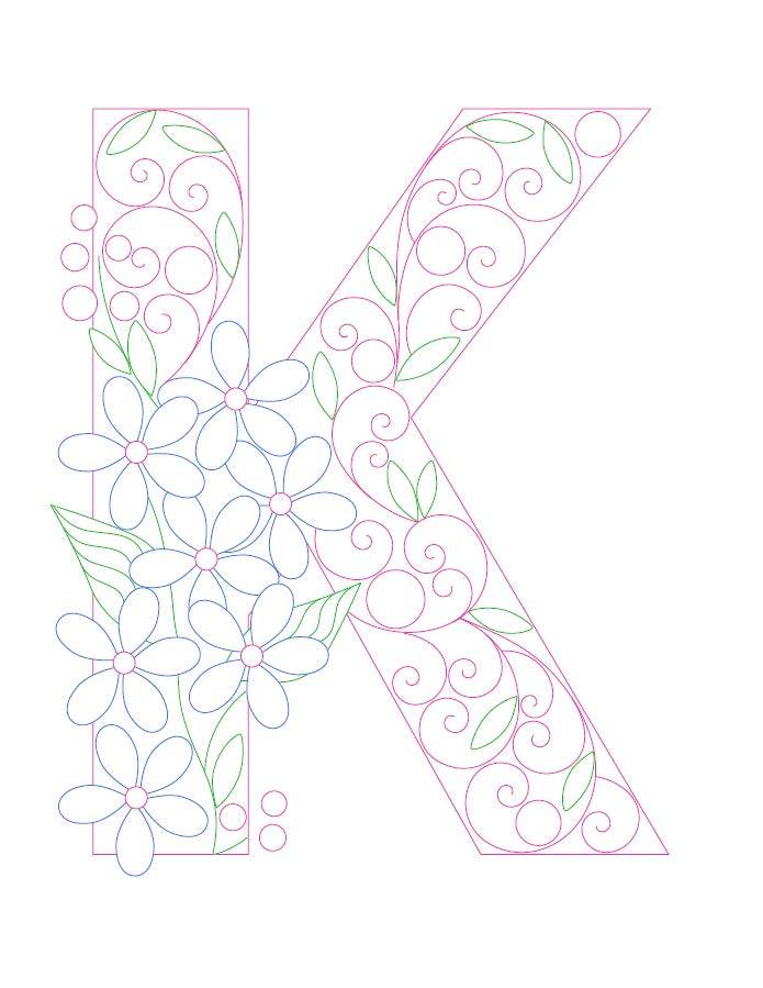 Paper Filigree Painting Kit - Letters - www.Shopthatapp.com