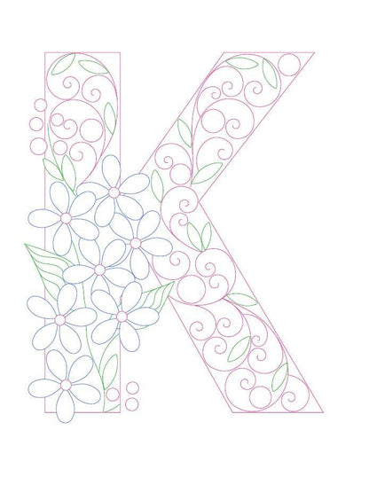 Paper Filigree Painting Kit - Letters - www.Shopthatapp.com