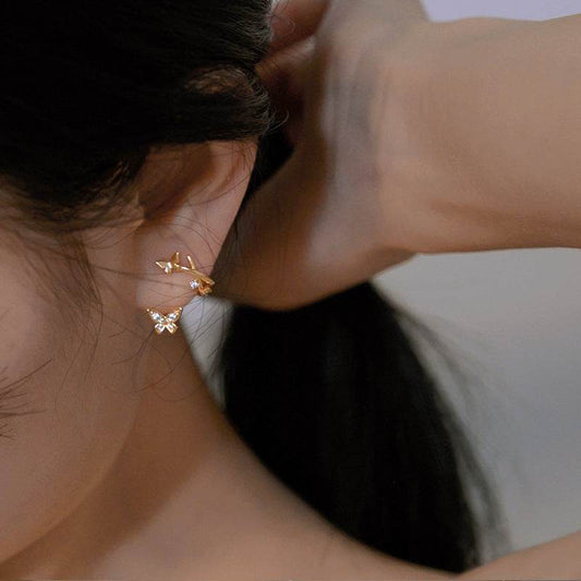Female Cute Butterfly Earrings Jewelry - www.Shopthatapp.com