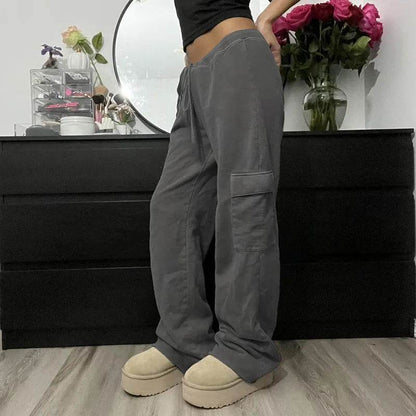 European And American Style Straight Exercise Casual Pants Women - www.Shopthatapp.com
