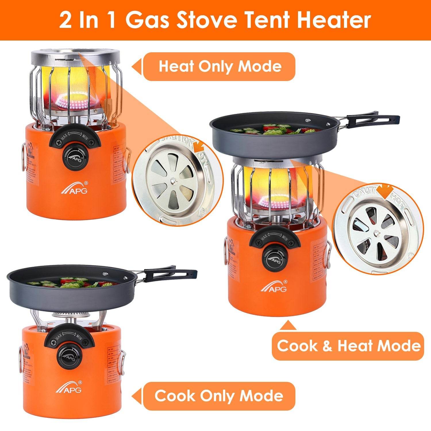 Portable Hiking Camping Outdoor Cooking Gas stove - www.Shopthatapp.com